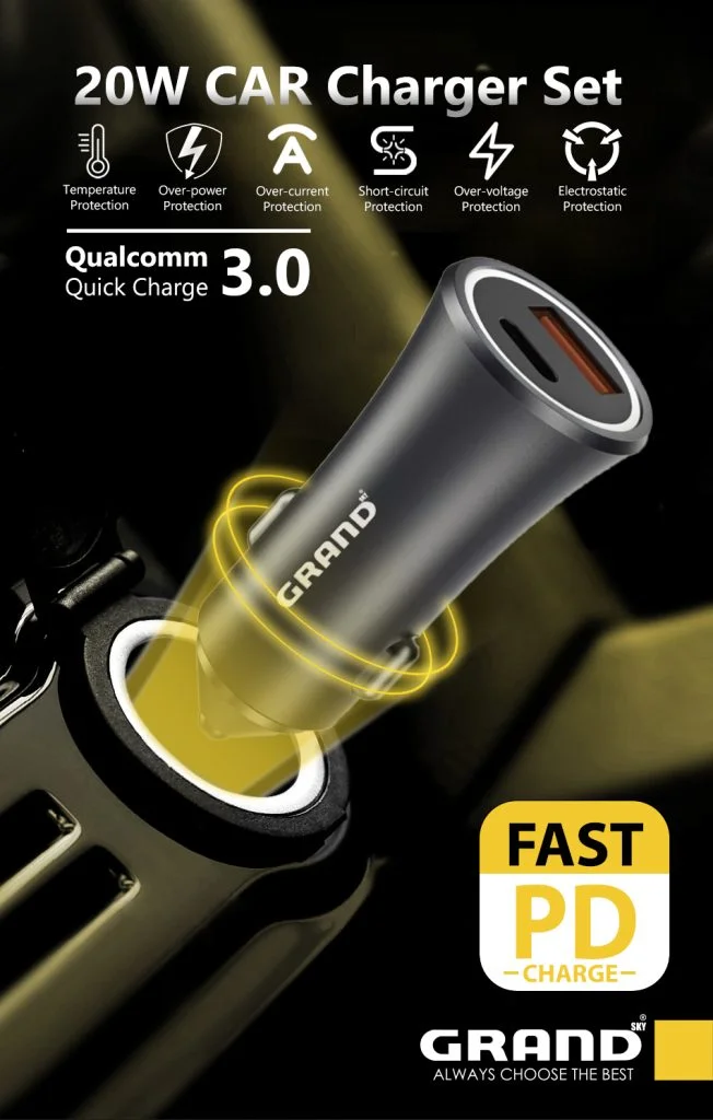 شارژر فندکی گرنداسکای مدل GC-1