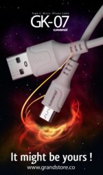 کابل شارژ و دیتا 5 آمپر گرنداسکای مدل GK-07 طول 1 متر