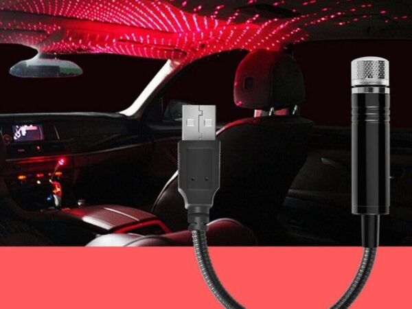 لیزر کهکشانی نور پردازی سقف خودرو