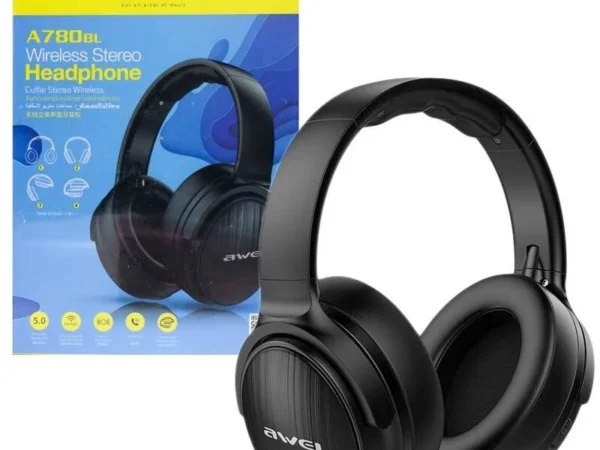 هدفون Awei A780 Pro با طراحی راحت و ارگونومیک، مناسب برای استفاده طولانیمدت