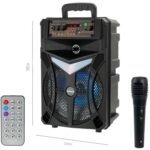 نمای جلویی اسپیکر بلوتوثی قابل حمل گلکسبیت مدل GS14 با طراحی شیک و قدرتمند