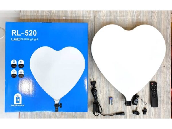 محتویات جعبه سافت رینگ لایت قلبی RL-520